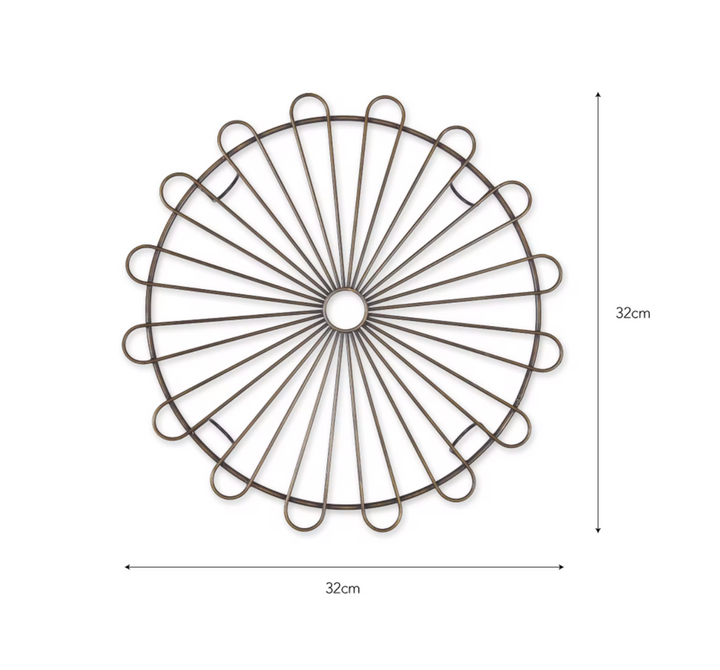 Brompton Cake Rack - Antique Brass