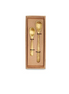 Jahi Spoons Brushed Gold Set of 2
