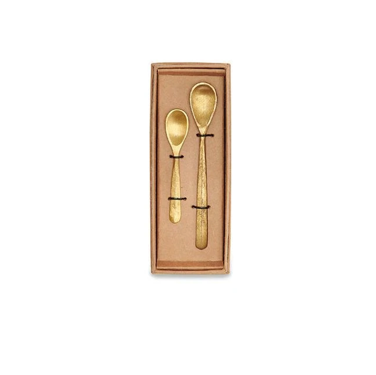 Jahi Spoons Brushed Gold Set of 2