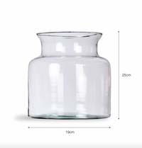 Broadwell Recycled Glass Vase - Medium