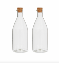 Oil and Vinegar Bottle Set - Glass