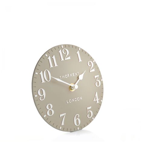 6" Arabic Mantel Clock Sand