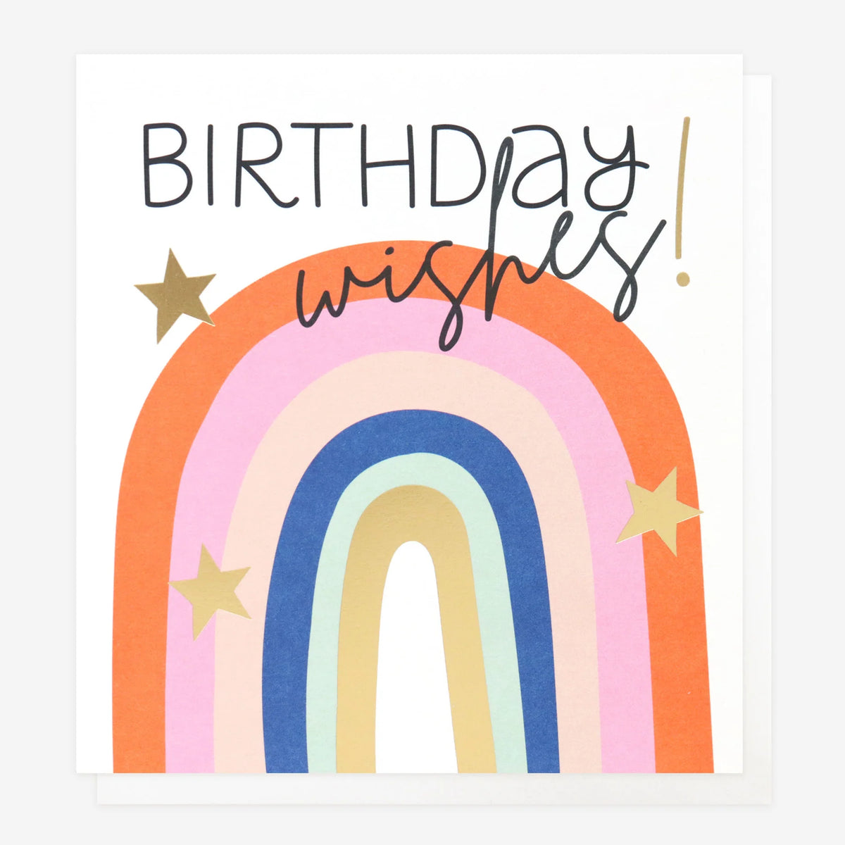 Birthday Wishes Rainbow Card