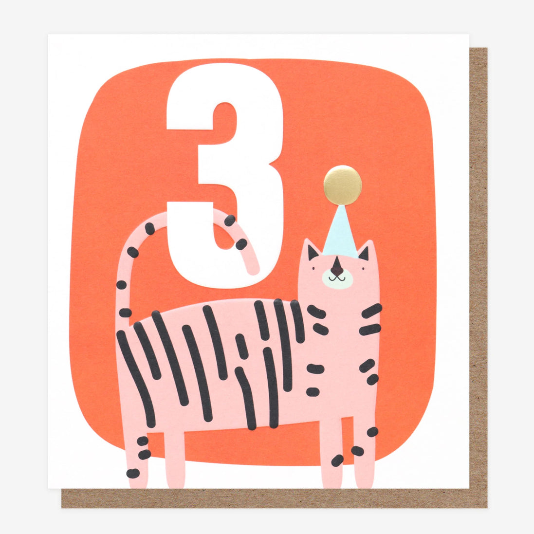 3rd Birthday Cat Birthday Card