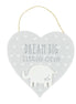 Heart Plaque Dream Big
