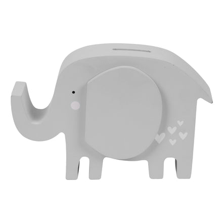 Wooden Elephant Money Box