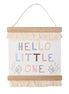 Hello Little One Hanging Plaque