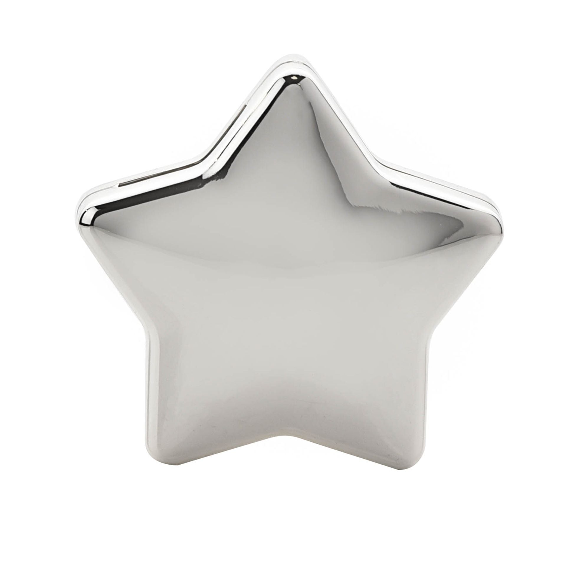 Silver Plated Star Shape Money Box
