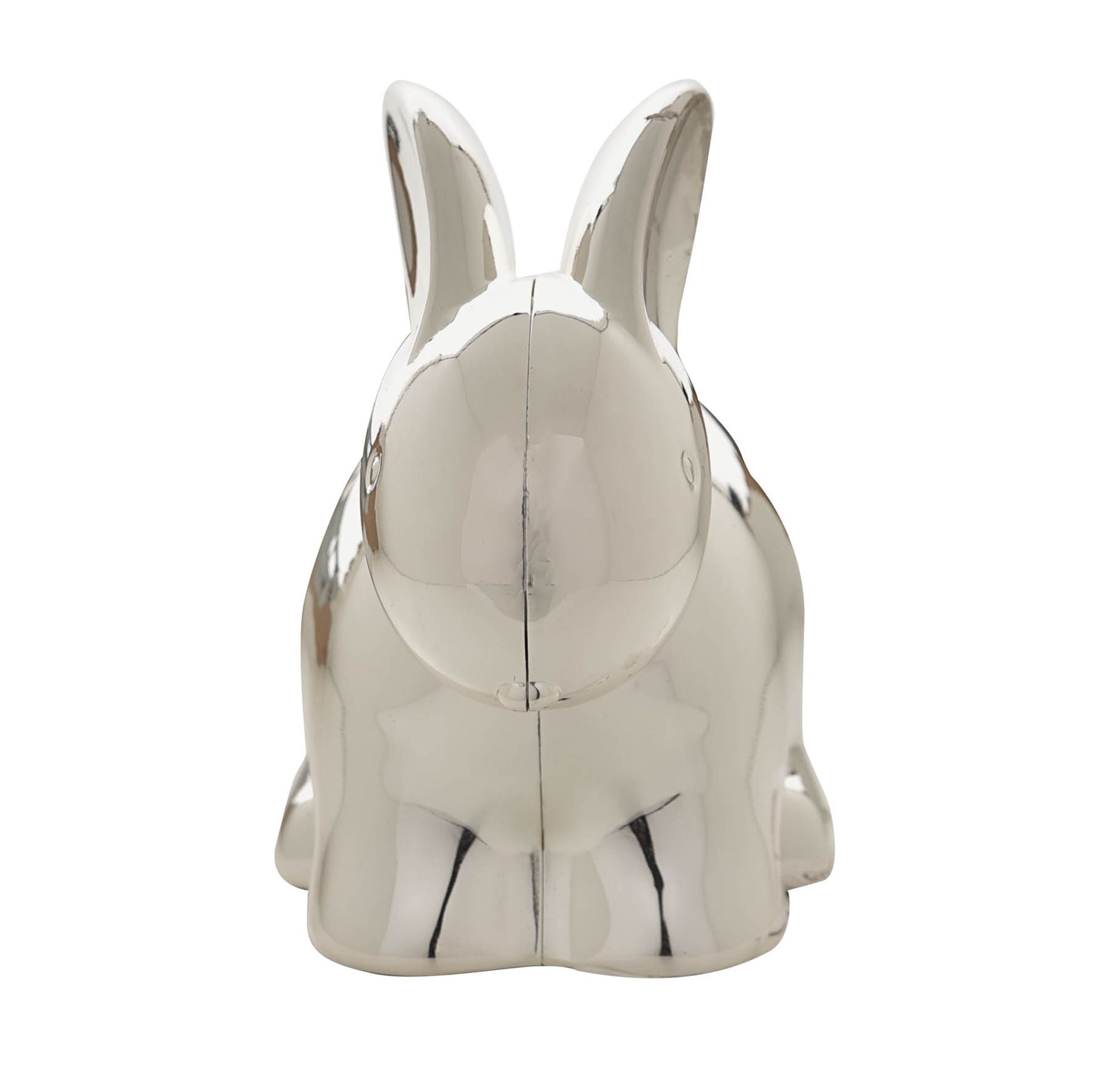 Silver Plated Rabbit Money Box
