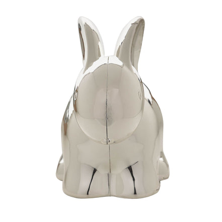 Silver Plated Rabbit Money Box