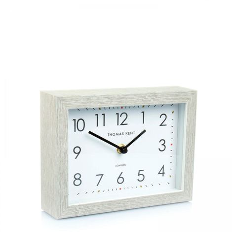 7" Smithfield Mantel Clock Silver Birch