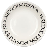 Black Toast Mizuna Salad Large Dish