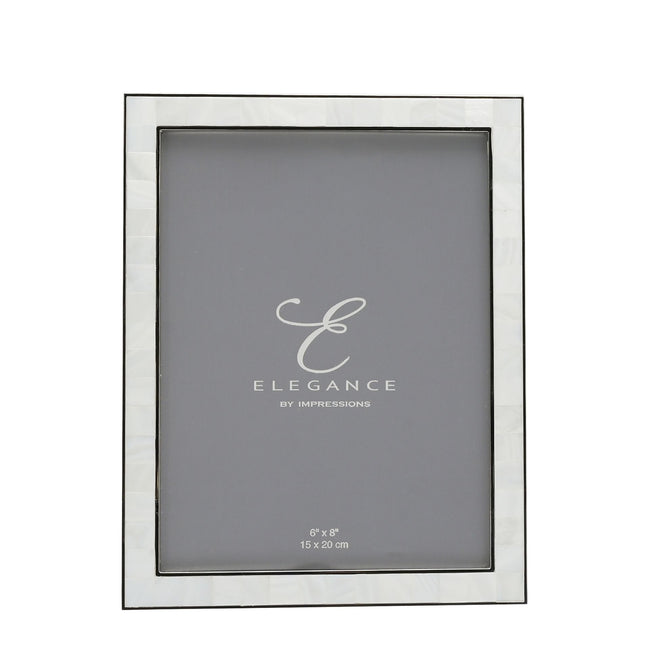 Elegance Metal/Mother of Pearl Frame (6 x 8 Inch)