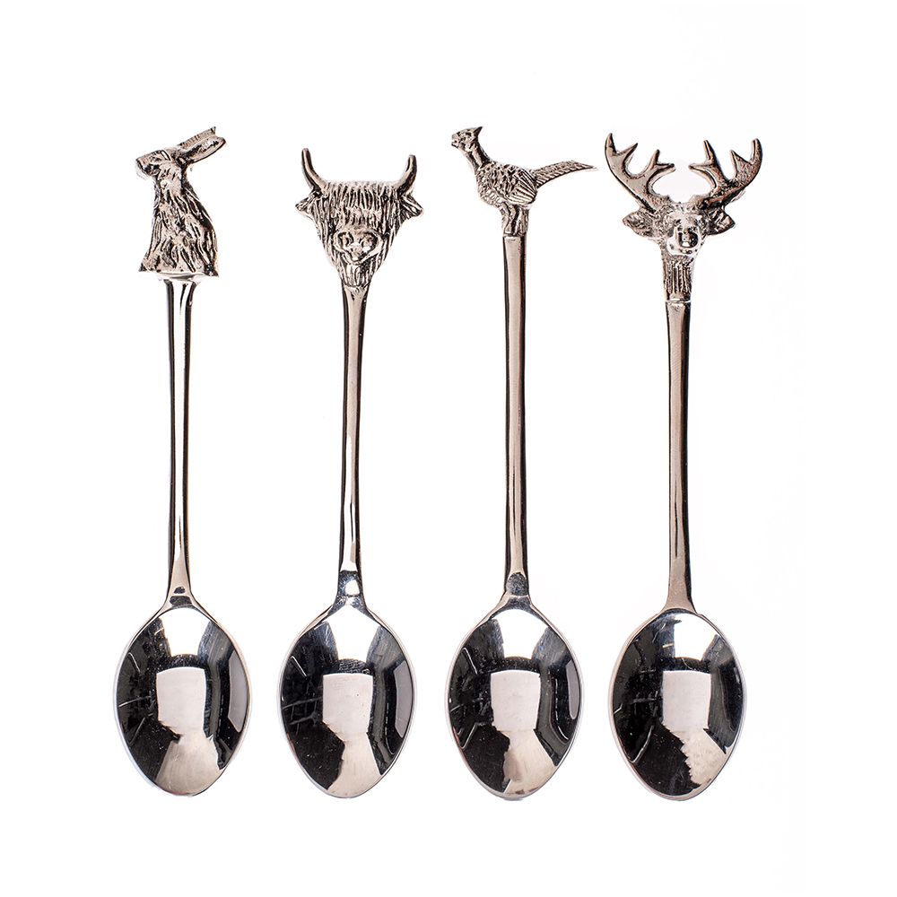 Country Animals Spoons - Set of Four