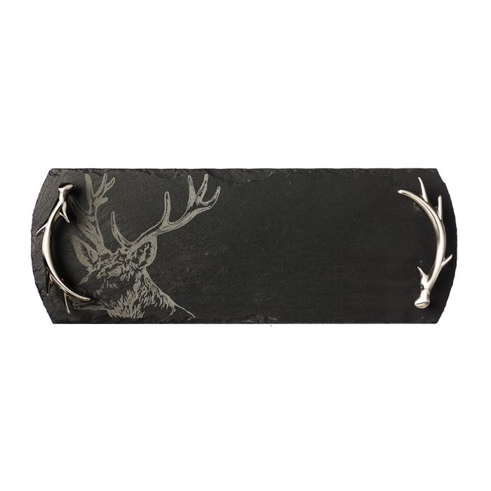 Stag Slate Serving Tray Small Boxed