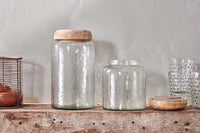 Charal Storage Jar - Clear Large