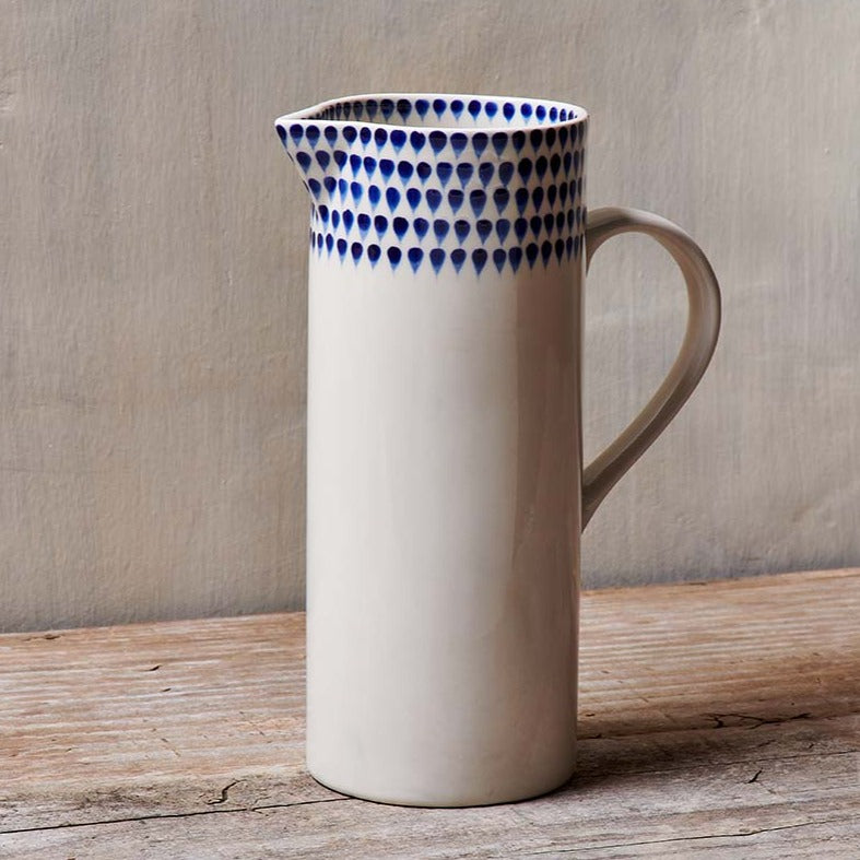 Indigo Drop Jug
