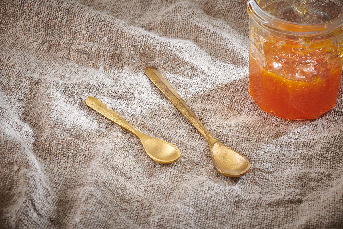 Jahi Spoons Brushed Gold Set of 2