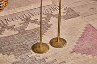 Sundra Iron Candle Stand - Antique Brass Small