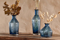 Zaani Glass Vase - Indigo Large