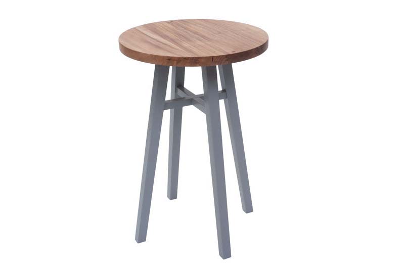 Tenby Ø40cm Table- (Shale) Grey/Natural